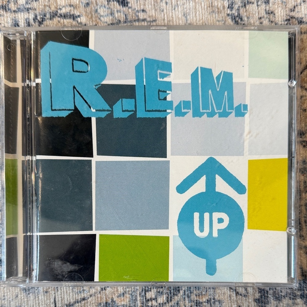 Warner Bros. R.E.M. Album Cover - Blue, Green, Gray
